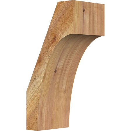 Ekena Millwork 6"W x 8"D x 16"H Westlake Rough Sawn Knee Brace, Western Red Cedar BRC06X08X16WTL00RWR